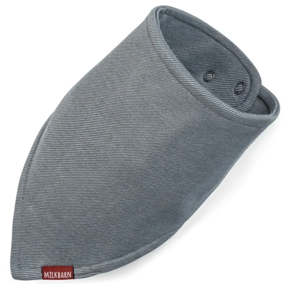 Milkbarn | new with tags | Kerchief Bib in denim blue